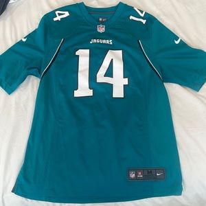 Nike On Field Jacksonville Jaguars Teal Justin Blackmon #14 Jersey